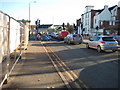 Roadworks on City Walls Road in Worcester
