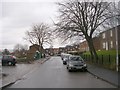 Looking back along Hendford Drive in BD3 9JA