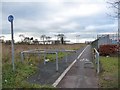 Cycleway and footpath, M62 trading estate in DN14 8JN