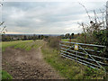 Gate into private property (keep out) in KT17 4NT