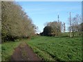Track to the radio masts, Bathampton in BA1 6BP