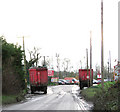 Entrance to the recycling plant at the end of Station Road, West Dereham in PE33 9RR