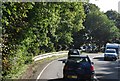 Sharp bend on the A21, Lamberhurst Quarter in TN3 8AU