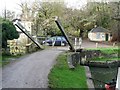 Lifting bridge, Monkton Combe in BA15 2JF