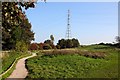 Footpath in the Wyre Estuary Country Park in Stanah Ward
