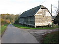 Large wooden building at Cross Oaks Farm in SO51 6DU