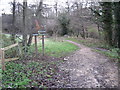 Footpath through Happy Valley, Bramhall in SK7 3AQ