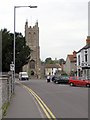 Benedict Street and St Benedict's Church, Glastonbury in BA6 9EZ