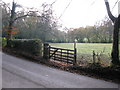 Gateway to field off Newtown Road in SO51 6GR