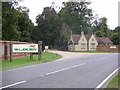Entrance to Woburn Safari Park in MK43 0XB