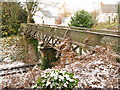 Footbridge over railway, north of Abergavenny station in NP7 5RF