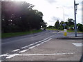 Junction on the Wrexham Road in LL11 3BP