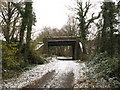 Bridge over former railway near Govilon in NP7 9RU