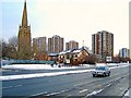 Scotswood Road at Cruddas Park in NE4 7AT