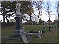 Monuments in the cemetery in WS6 7BB