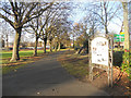Footpath through KGV Playing Fields in WS3 2AZ