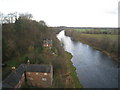 View from the Viaduct at Wetheral in CA4 8FE