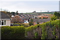 Feniton : Rooftops from Green Lane in EX14 3DU