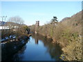River Taff upstream from the B4262 bridge in CF15 8LB