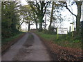 Private Road to Gambledown Farm in SO51 0AS