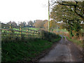 Private road and footpath to Gambledown Farm in SO51 0AS