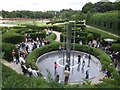 Water feature at Alnwick Garden in NE66 2QR