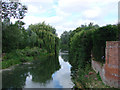 The River Stour from the bridge at Bures in CO8 5DD