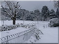 Bournemouth: white-out in Meyrick Park in BH2 6JG