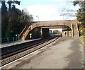Cogan railway station footbridge in CF64 1SR