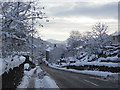 The A72 at Lee Brae, Galashiels in TD1 1QU