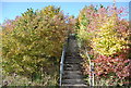 Steps to footbridge in ME9 8JS