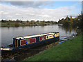 Narrowboat on the Thames in KT8 2EJ