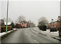 Beccles Road, Bungay on a misty December afternoon in NR35 1BF