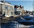 Mansfield Road, Hillstown, after snow in S44 6LH