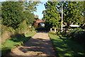 Sussex Border Path approaching Stream Lane in TN18 4HU