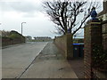 Approaching the junction of Falmer Avenue and Marine Drive in BN12 4QP