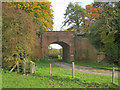 Railway bridge near Bagworth Park in LE67 1AS