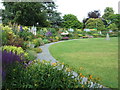 Bristol Zoo - the Herbaceous Border in June in BS9 1NB