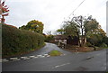 Road junction, Cousley Wood in TN5 6EU