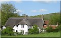 Five Chimneys, with Hambledon Hill behind in Child Okeford