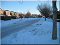 A  Wintery  Scene  Copandale  Road in HU17 7QJ