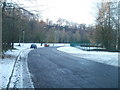 Bend in Longwood Drive, Radyr, Cardiff in CF15 8AG