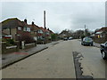 Looking west in Harvey Road in BN12 4JQ