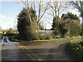 Road junction near South Elmham Hall in St. Cross, South Elmham
