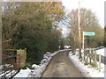 Footpath junction near Cherry Lodge Golf Course in TN16 3AD
