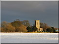 Humbleton Church in the Snow in HU11 4NW