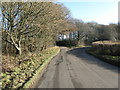 Bend in North Hall Lane in TN22 3SA