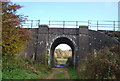 Railway bridge over the Sussex Border Path in TN3 9NS