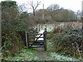 Gate and footbridge, Ditchling in BN6 8UZ