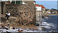 Coastal walls, Lower Largo, Fife in KY8 6AB